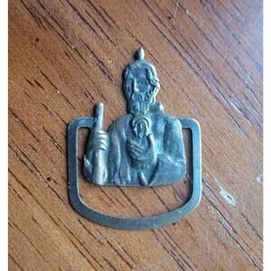 St. Jude Metal Bookmark Pendent Vintage